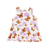 Monarch Butterflies & Milkweed Peplum Tank & Shorts Set