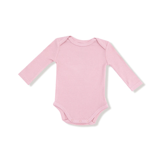 Cameo Waffle-Knit Bodysuit