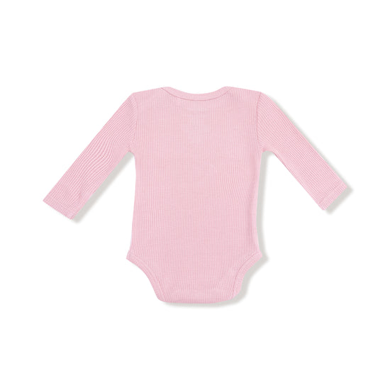 Cameo Waffle-Knit Bodysuit