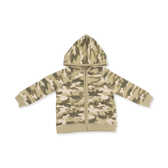 Camo French Terry Zip Hoodie