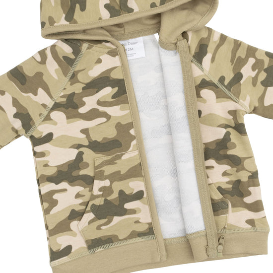 Camo French Terry Zip Hoodie