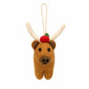 Felt Flying Capybara Ornament