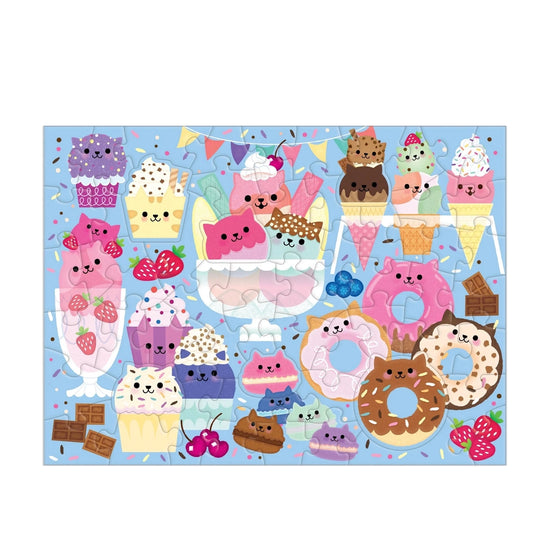 Cat Cafe 60-Piece Scratch & Sniff Puzzle
