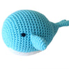 Blue Whale Hand-Crocheted Rattle