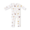 Collectors Chickens 2-Way Zipper Romper