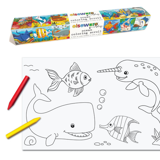Coloring Scroll (assorted styles)
