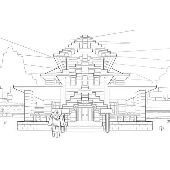 The Official Minecraft Coloring Adventure Book