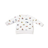 Construction Vehicles Raglan Sweatshirt & Jogger Set