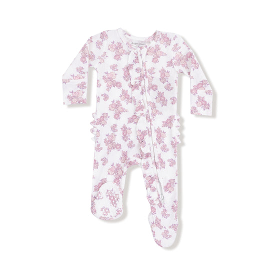 Countryside Coreopsis 2-Way Ruffle Zipper Footie