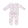 Countryside Coreopsis 2-Way Ruffle Zipper Footie