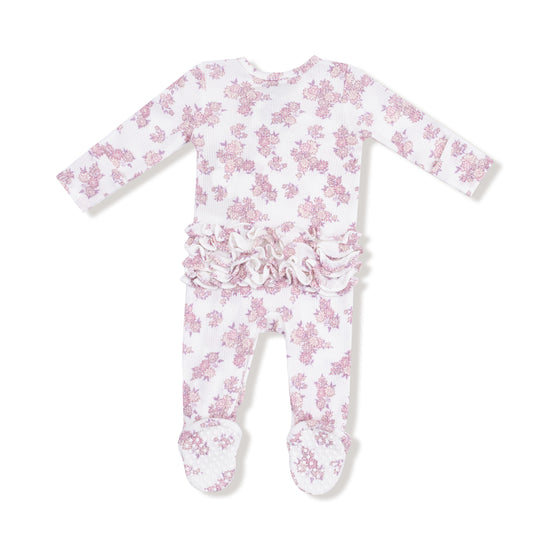 Countryside Coreopsis 2-Way Ruffle Zipper Footie