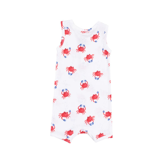 Crabby Cuties Sleeveless Shortie Romper