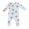 Crabby Cuties 2-Way Zipper Footie