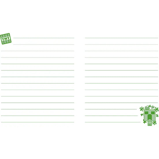 Minecraft Squishy Creeper Lock and Key Diary