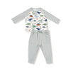 Washy Dinos Raglan Henley and Jogger Set
