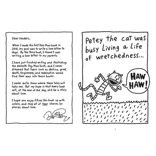 Dog Man with Love: The Official Coloring Book