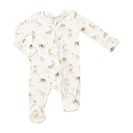 Dreamy Safari 2-Way Zipper Footie