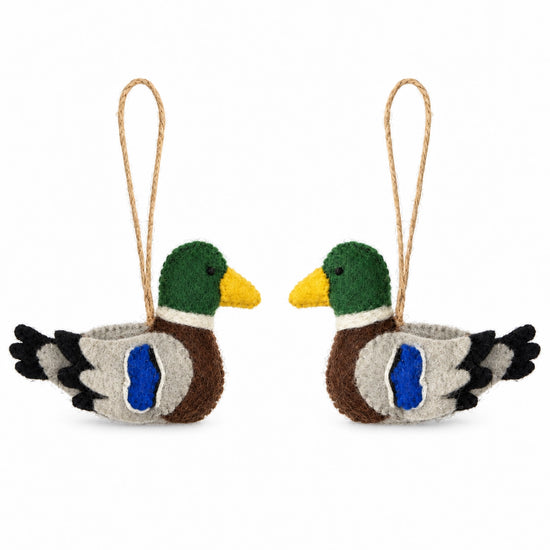 Felt Mallard Duck Ornament