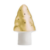 Small Mushroom LED Lamp/Nightlight, Gold