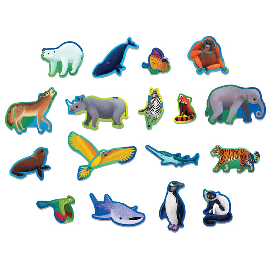 Endangered Species Around the World 80-Piece Geography Puzzle