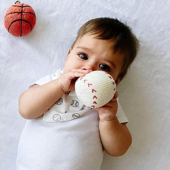 Organic Baseball Rattle