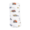 Farm Machines Swaddle Blanket