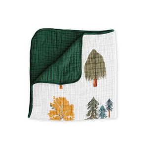 Forest Trees Muslin Quilt