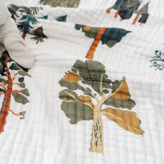 Forest Trees Muslin Quilt
