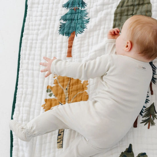 Forest Trees Muslin Quilt