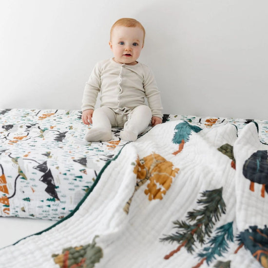Forest Trees Muslin Quilt