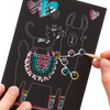 Funtastic Friends Mini Scratch & Scribble Art Kit
