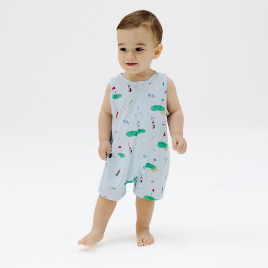 Golf Things Sleeveless Shortie Romper