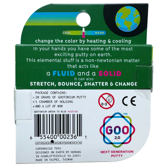 Gootonium: Thermo Green To Blue Putty