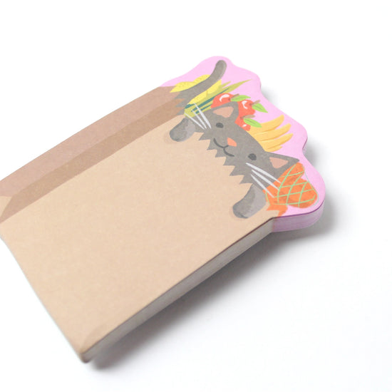 Grocery Kitten Sticky Notes