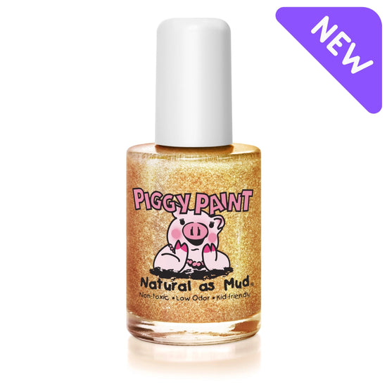 "Heart of Gold" Glitter Nail Polish