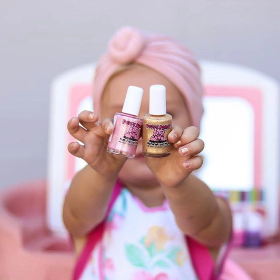 "Heart of Gold" Glitter Nail Polish
