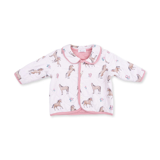 I Love Horses Quilted Jacket