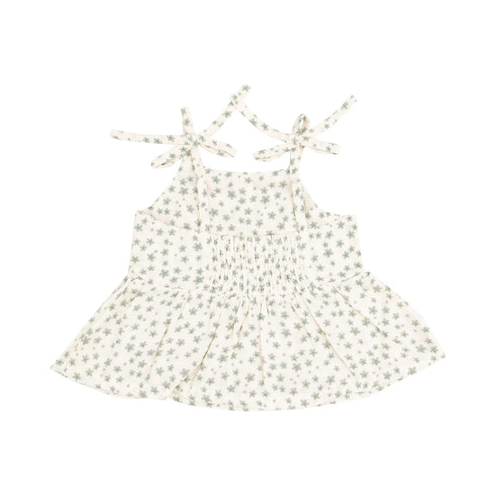 Jadeite Simple Floral Tank & Pants Set