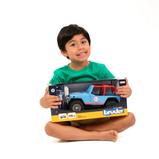 Jeep Cross Country Racer with Driver, Blue