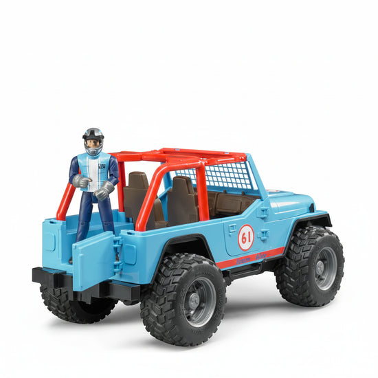Jeep Cross Country Racer with Driver, Blue