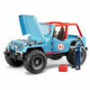 Jeep Cross Country Racer with Driver, Blue
