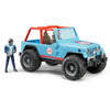 Jeep Cross Country Racer with Driver, Blue