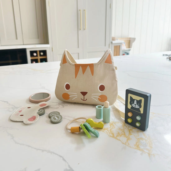 Kitten Handbag Pretend Play Set