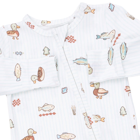 Lake Cuties 1-Way Zipper Footie