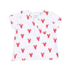 Lobster Henley Tee & Shorts Set