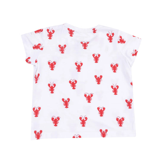 Lobster Henley Tee & Shorts Set
