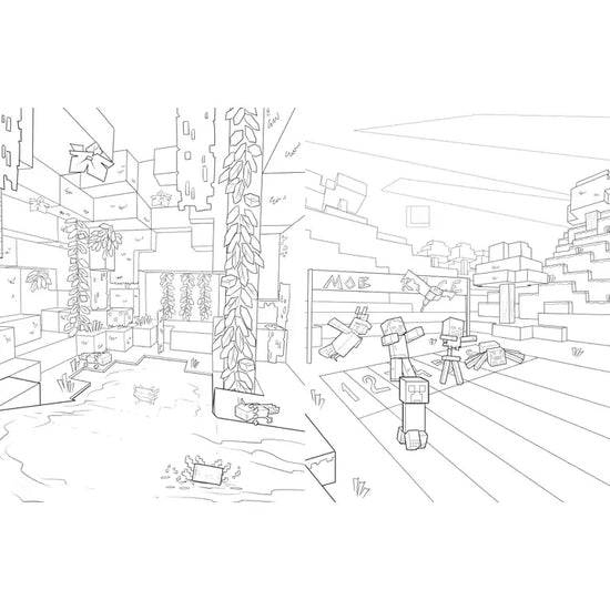 The Official Minecraft Coloring Adventure Book