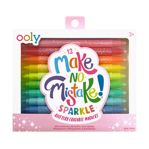 Make No Mistake! Sparkle Glittery Erasable Markers