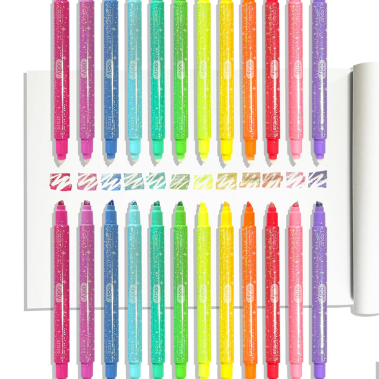 Make No Mistake! Sparkle Glittery Erasable Markers