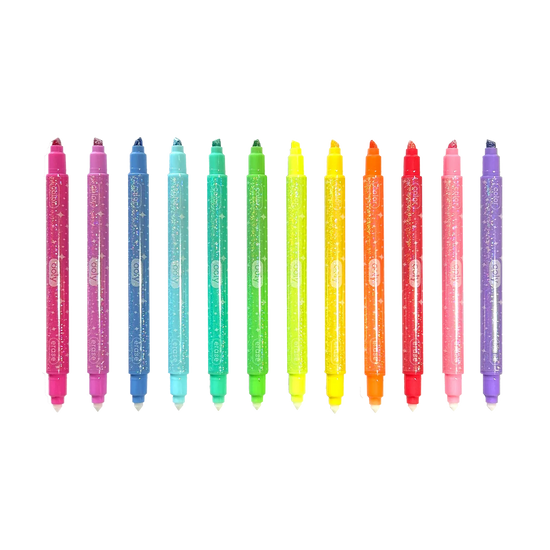 Make No Mistake! Sparkle Glittery Erasable Markers